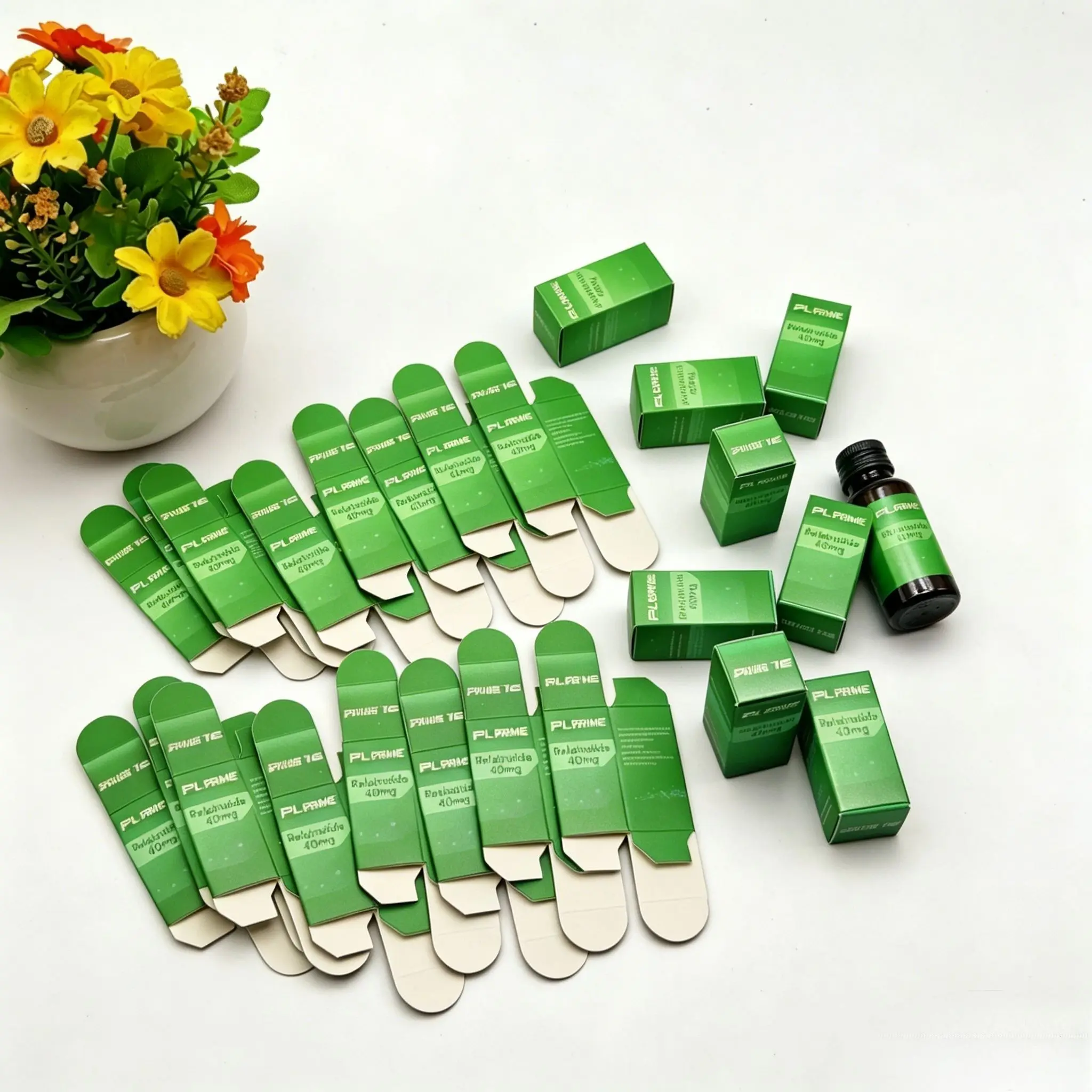 3ml 10ml Protein Peptide Packaging Set,Tamper-proof Hologram Labels and Custom Carton Boxes