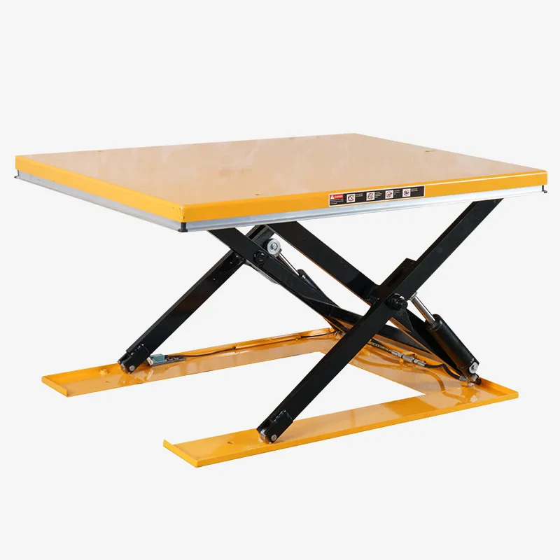 

Fixed scissor logistics elevator ultra-low discharge electro-hydraulic lifting platform