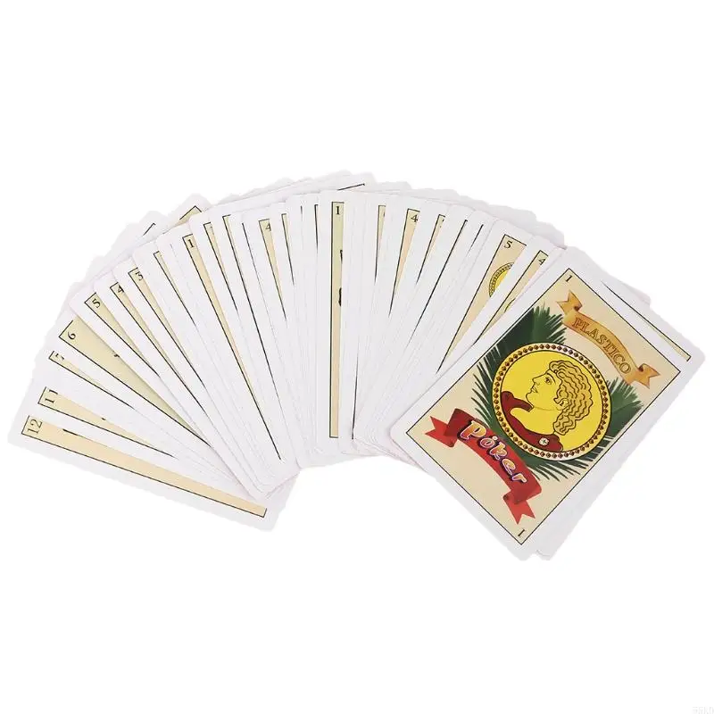 Cardes juego juego 55kd Juego a cartas plástico Deck Pvc Pokers