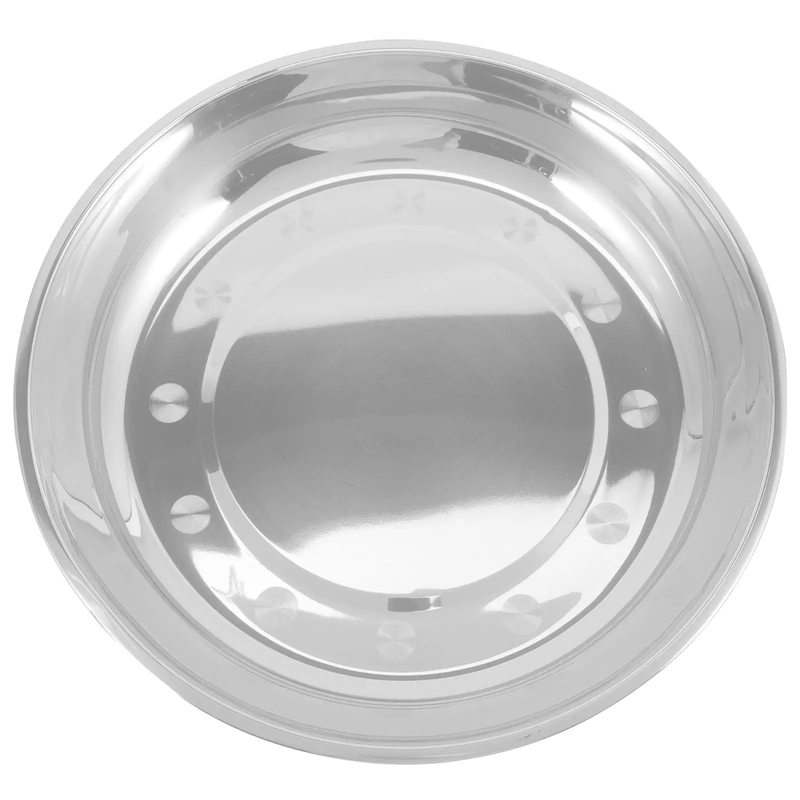 Stainless Steel Weighing Tray Round Mouth Kitchen Scale Pan Measuring Powder Dish Electronic Accessory Reusable Stackable