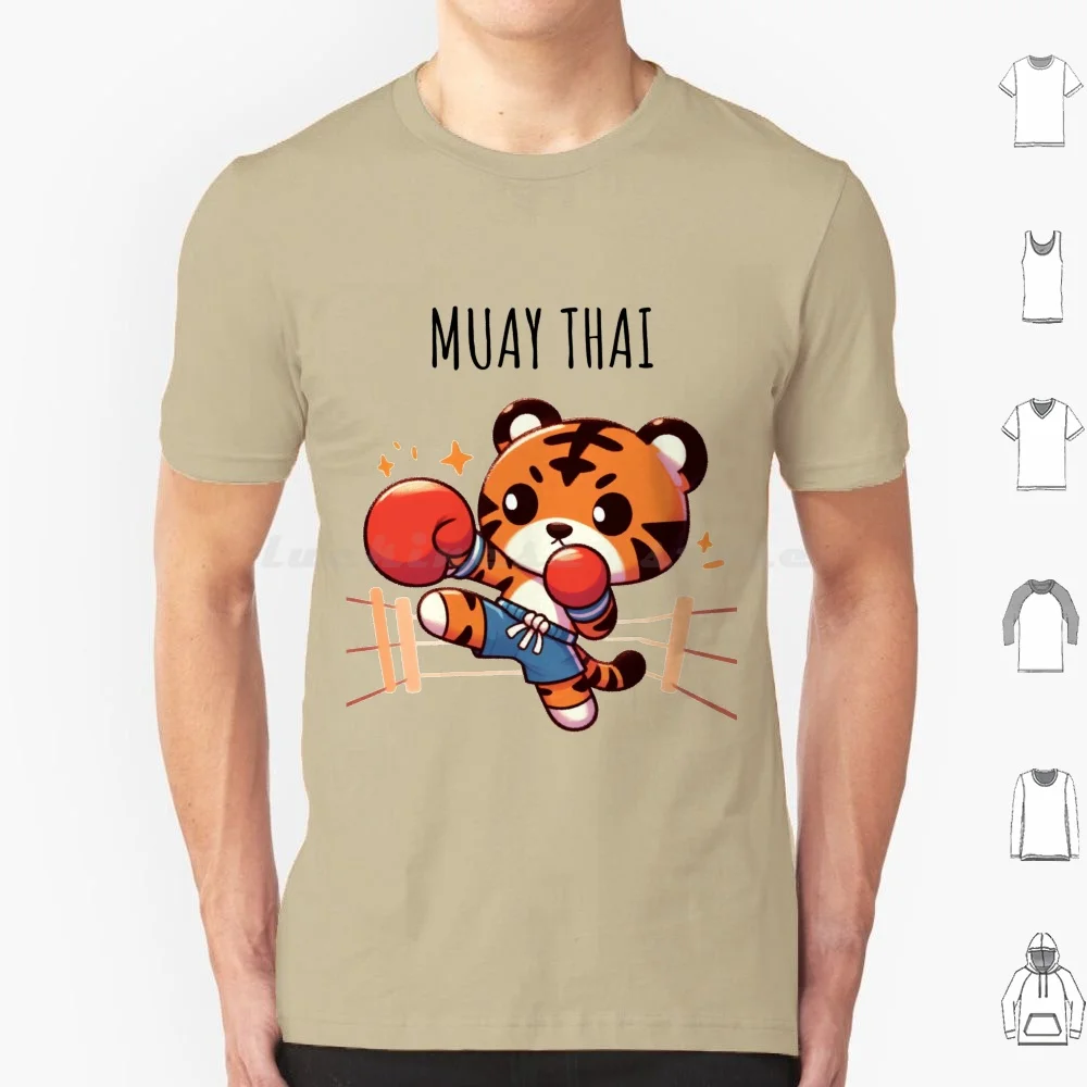 Muay Thai Tiger T Shirt Men Women Kids 6xl Kickboxing Muay Thai Muaythai Fight Sport Thai Boxing Fighting Spirit Martial Arts