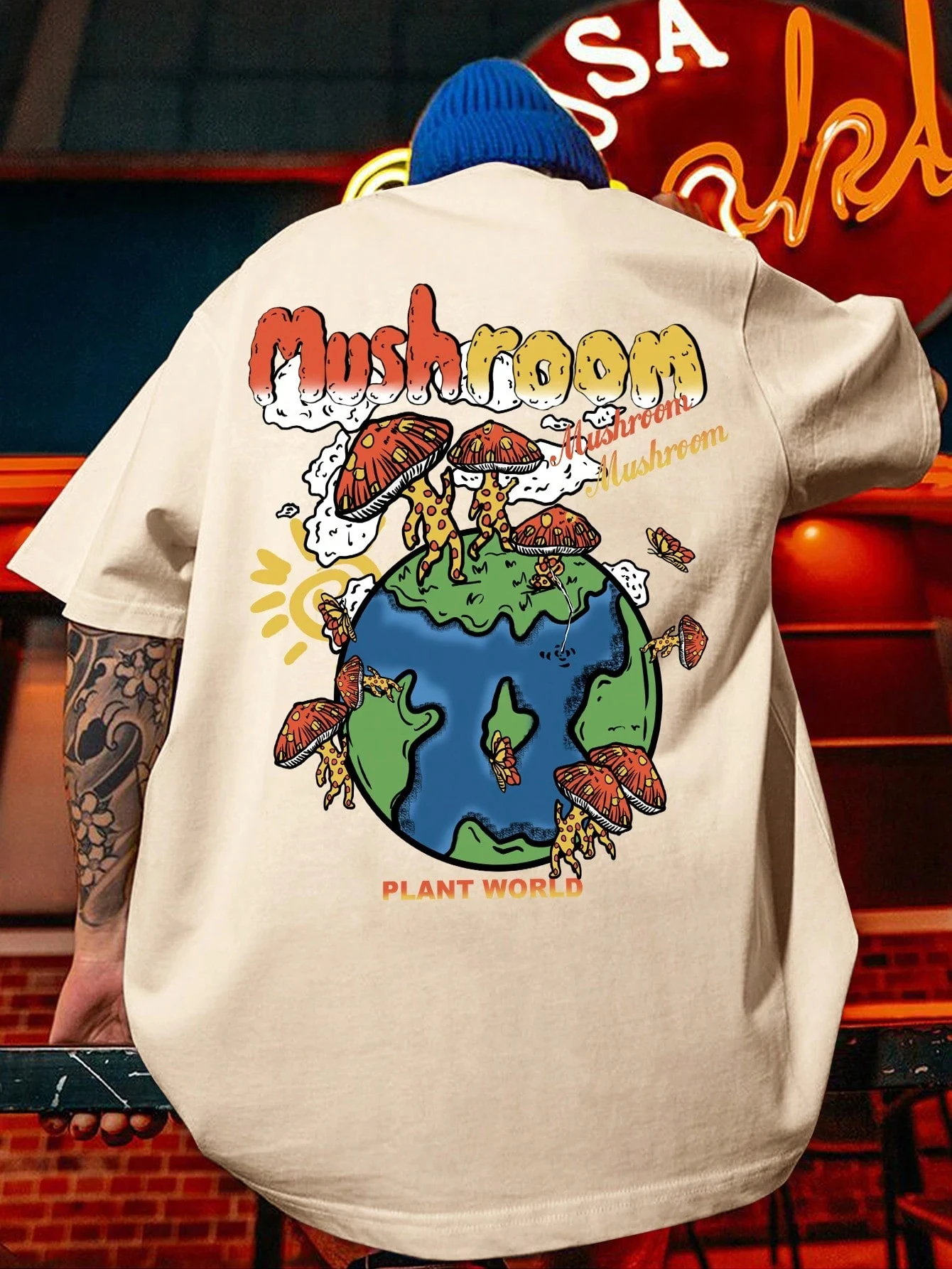 

Летняя хлопковая удобная мужская футболка с принтом «Земля», круглый вырез, короткий рукав, подарок бойфренду, можно стирать в машине и выцветает