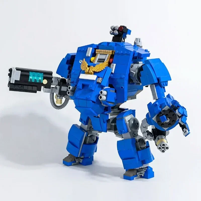 MOC-29535 เกมอุปกรณ์เสริม Battle HAMMER 40K Building Blocks Dreadnought Mecha Battle HAMMER 40000 ประกอบของเล่นเด็กของขวัญ