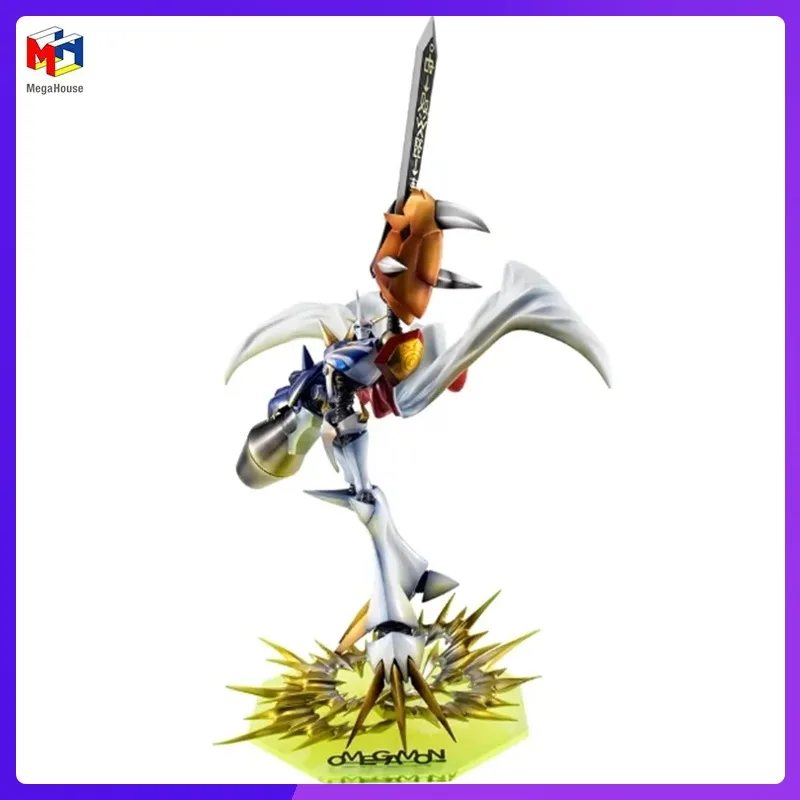 

В наличии Megahouse драгоценный камень Digimon Приключения Omegamon оригинальная Аниме Фигурка модель игрушка для мальчика экшн-фигурка Коллекционная кукла