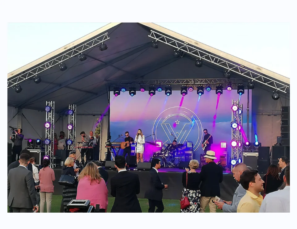 Stage Background Led Display Led Stage Backdrop Screen P3.91 Outdoor Rental Led Screen Big Stage Backdrop Screen
