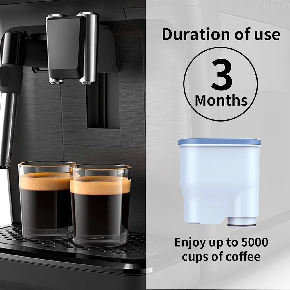 فلتر مياه بديل لماكينات القهوة الأوتوماتيكية بالكامل من Philips AquaClean CA6903/10، معتمد من TURV SÜD يقلل من PFAS