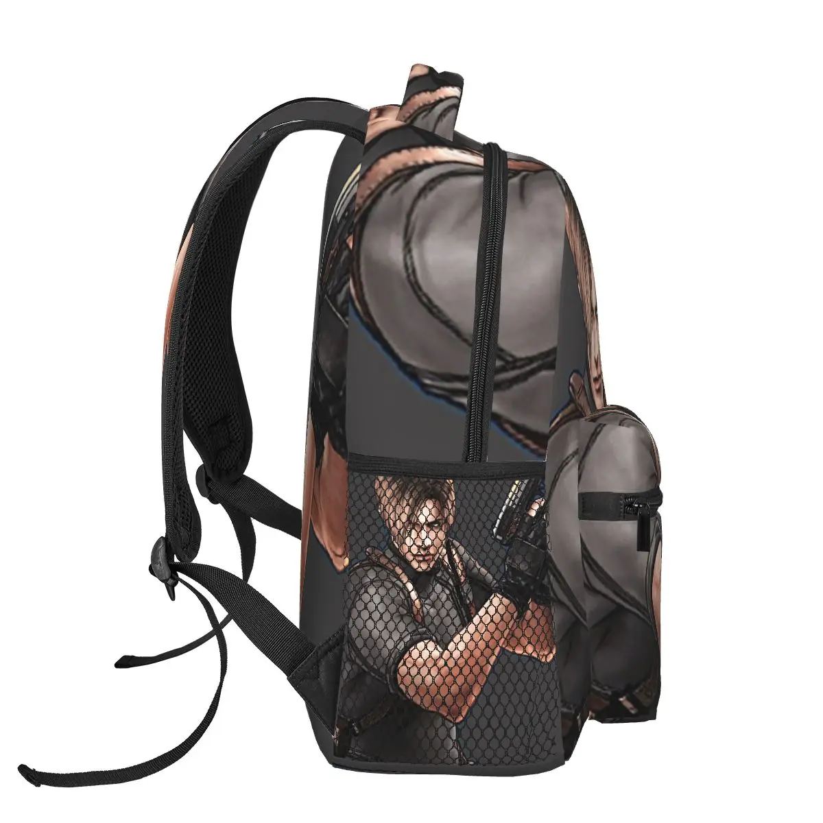 Resident Evils Leon Kennedy Game Student Backpack School Bag Hiking Travel Daypack for Boys Girls Fashion Bookbag Shoulder Bags view 3