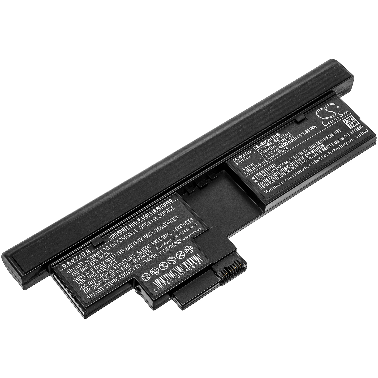 

Литий-ионный аккумулятор для ноутбука Lenovo, 14,4 В, 4400 мАч, совместимые модели: ThinkPad X200 Tablet PC, ThinkPad X200S Tablet PC