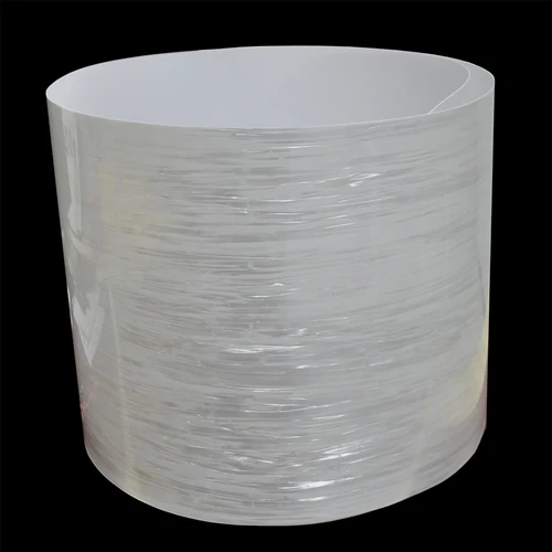 Imagen 2 del producto Rayas blancas y hoja de celuloide blanca sólida, instrumento Musical, hoja decorativa, envoltura de tambor DIY, 10 ""x 60"", 0,50mm