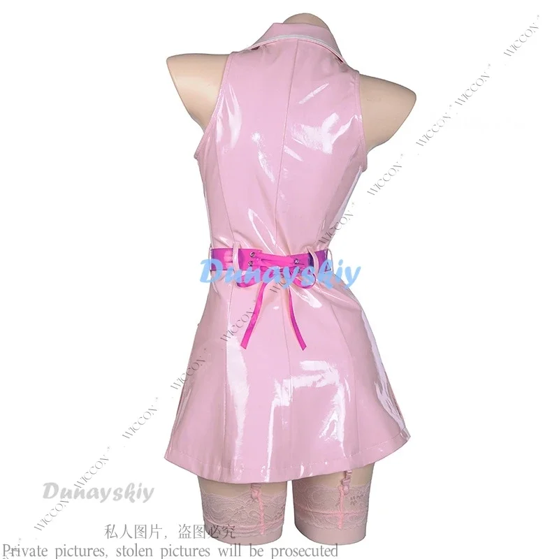 Yatogami Toka Anime date to Live Princess Cosplay Costume Sexy Nurse Dress copricapo Pink Suit Party Halloween Role Play donna