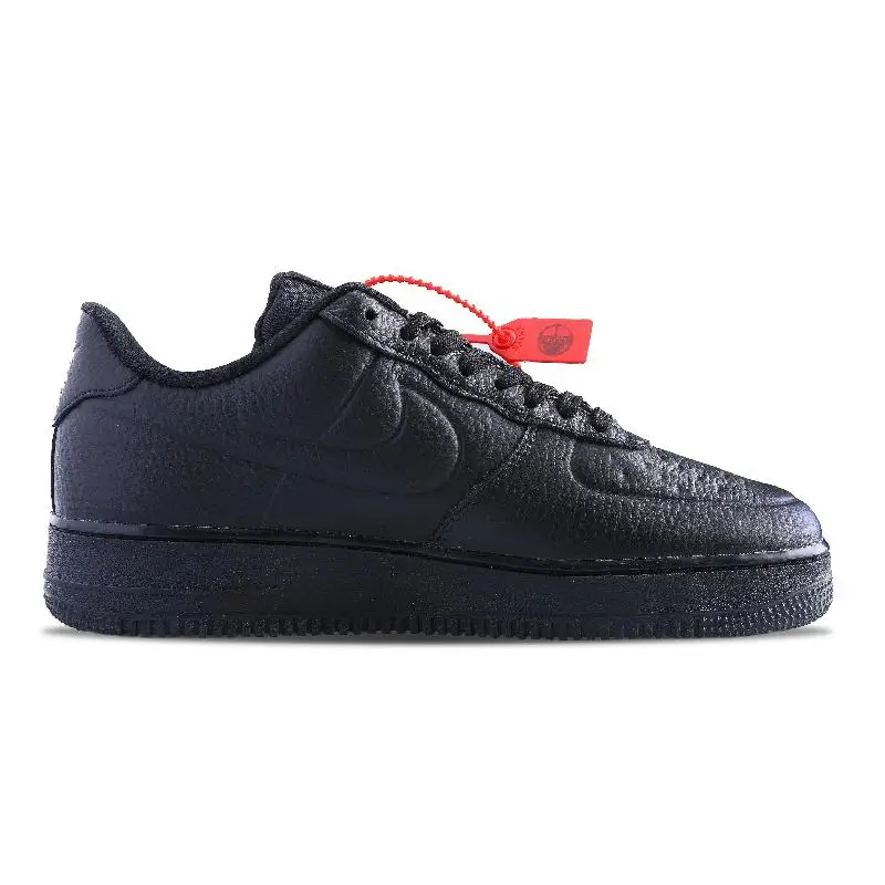 【Customize】Nike Air Force 1 Skateboarding Shoes Men Low-top Black/gold Sneakers shoes FB8875-001