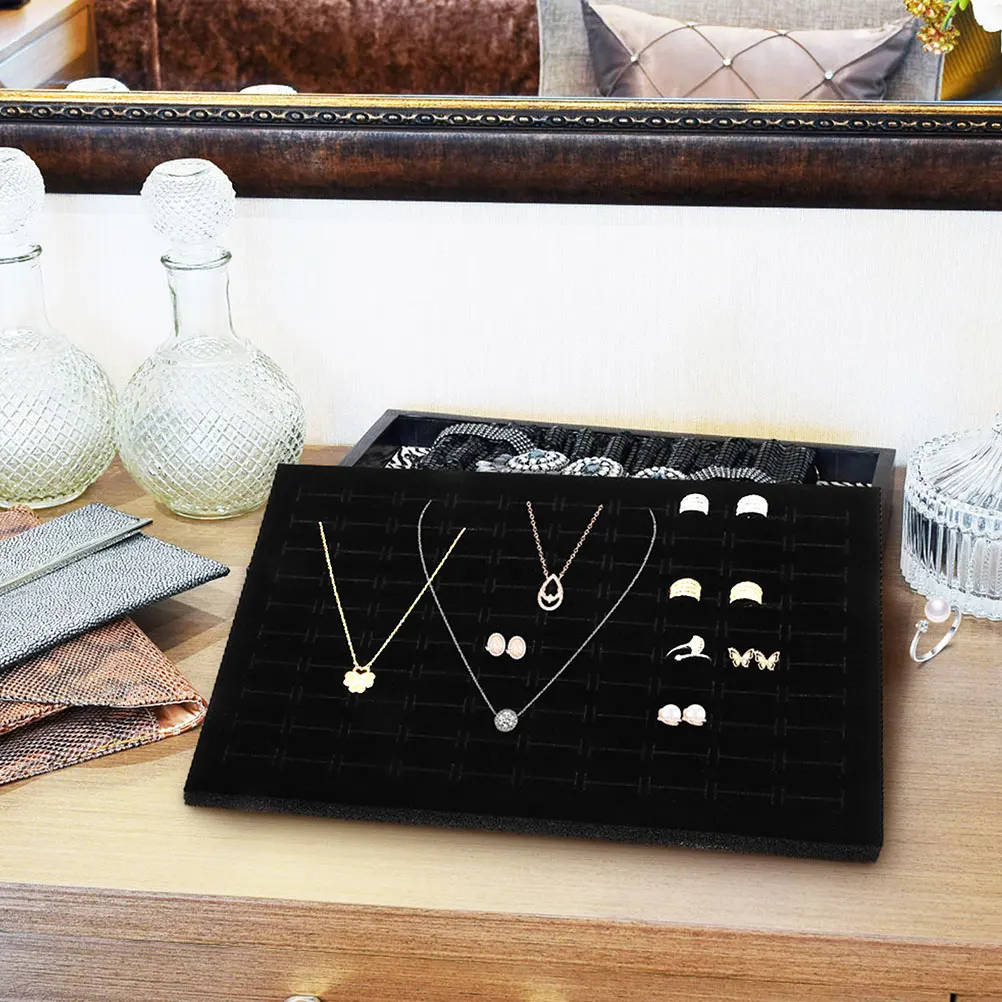 

8pcs Sponge Mat Inserts for Drawers Packaging Cushion Storage Box Display Pad Earring Tray Ring Organizer Protect Scratch