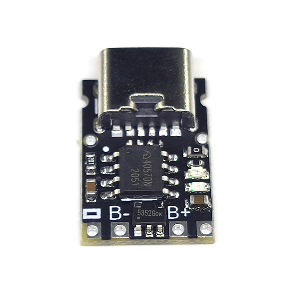 1/5/10PCS 1A 3.7V 4.2V Scheda di ricarica della batteria al litio con protezione Tipo-C USB Scheda di ricarica della batteria agli ioni di litio