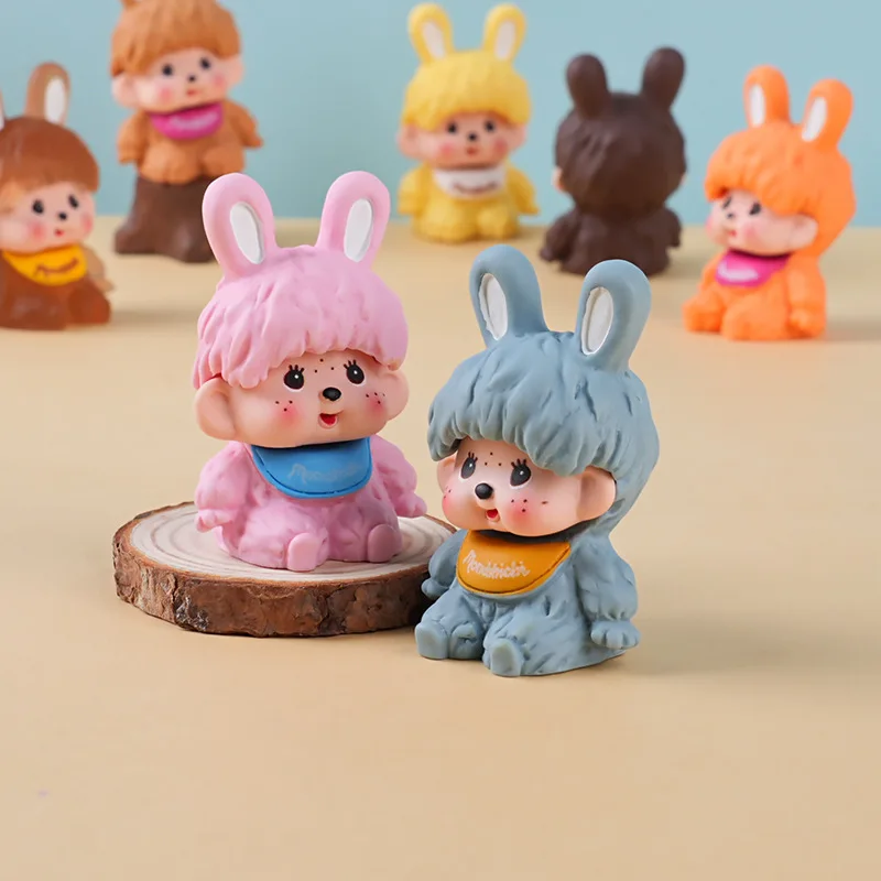 

Cute Healing Forest Style Mengqiqi Blind Box Kawaii Resin Action Figure Trendy Toy Desktop Car Decoration Lovely Surprise Gift