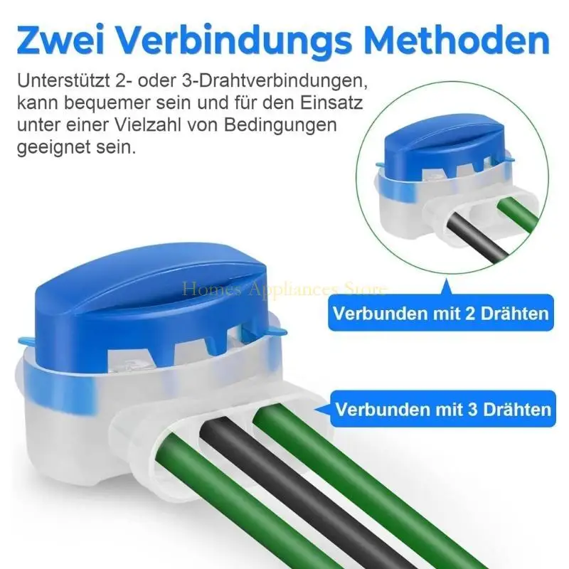 موصل جزازة جزازة D0AB سهولة توصيل سلك التثبيت مجموعة من المواد البلاستيكية