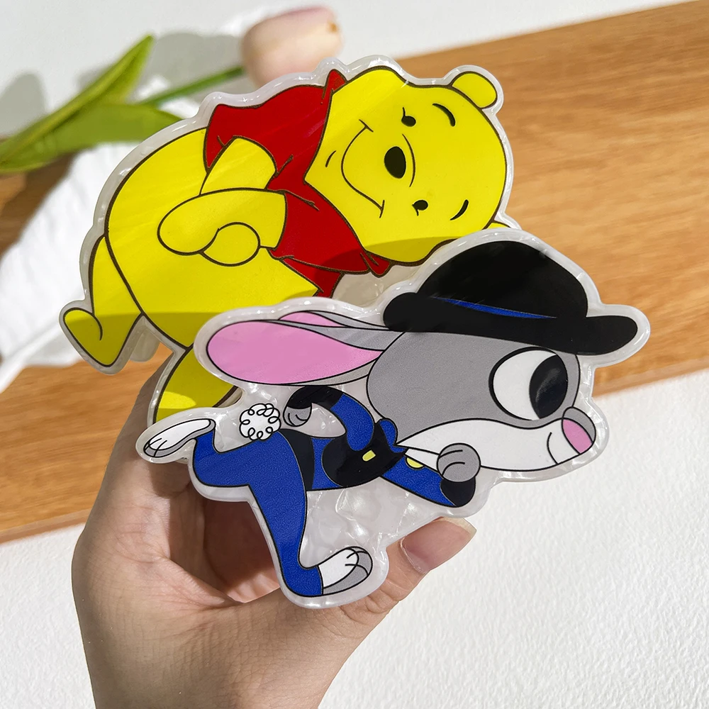 قطعة واحدة/5 قطع من مخلب شعر ديزني ويني ذا بوه، إكسسوار شعر متعدد الوظائف #5