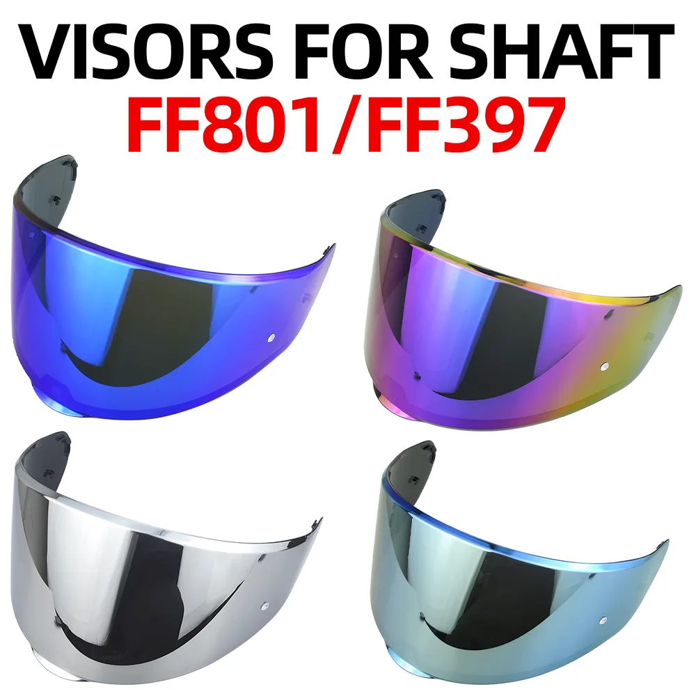 

VISORS FOR SHAFT 801 Helmet Accessories Replacement Windshield Electroplated Lens, HD Vision Quality Assurance