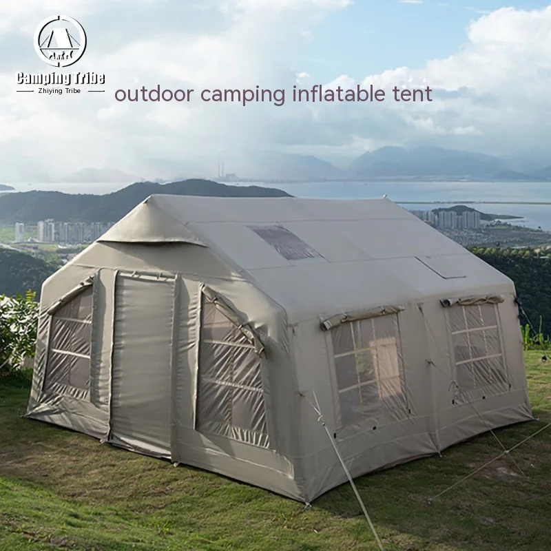 Inflatable Tent for Outdoor Camping, Thickened and Waterproof, Perfect for Hotels and Scenic Areas