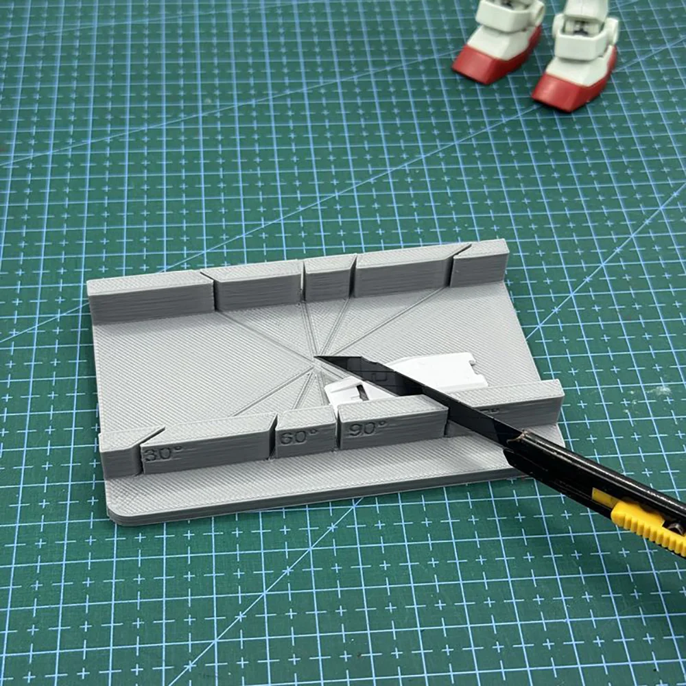 Model Tool Angle Cutting Aid - Precise Multi-Angle Cutting (30°, 45°, 60°, 90°) For DIY Projects 1Pc