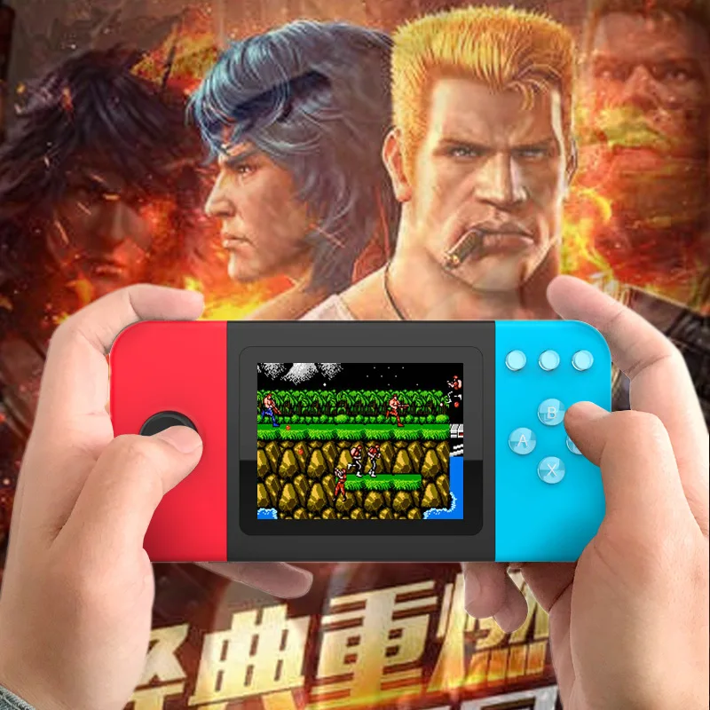 

D-20 Retro Video Game Console Double Sparring Joystick 8 Bit Built in 500 Classic Games Portable Handheld Game Player AV Ouput