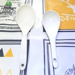 Rice Spoons A5 Melamine Dinnerware Household Small Spoon Restaurant Hotel Victualing House Canteen Big Spoon Melamine Tableware
