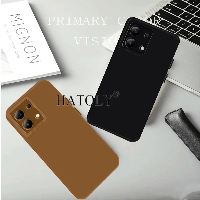 For Xiaomi Redmi Note 13 4G Case for Xiaomi Redmi Note 13 Case Slicone Funda Coque Soft TPU Phone Back Cover Redmi Note 13 4G