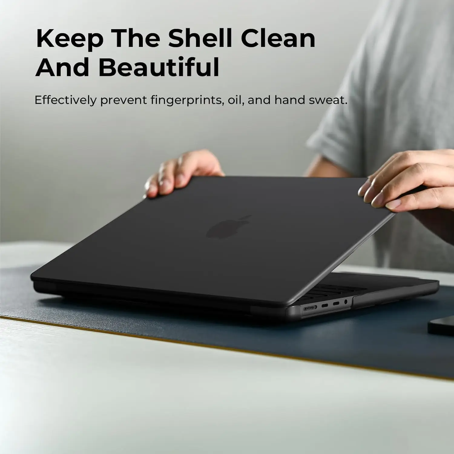 Capa fosca para macbook air 13 polegadas m4 m3 m2, para macbook pro 14 m5 2025, capa protetora ultrafina para macbook pro 14/16 pro max