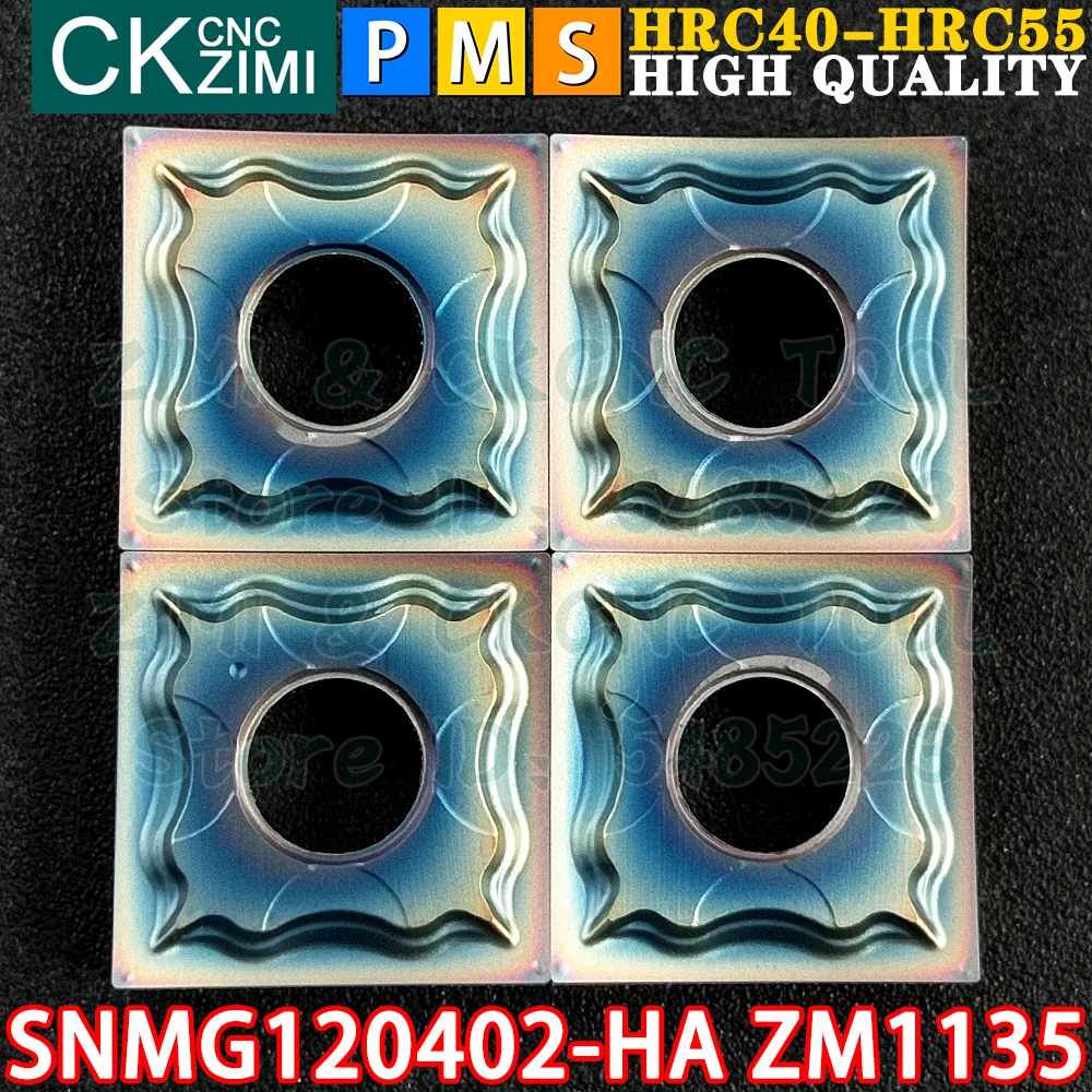 SNMG120402-HA ZM1135 SNMG 120402 HA Carbide Inserts External Internal Turning Inserts Tools CNC Metal Lathe Turning Cutter Tools