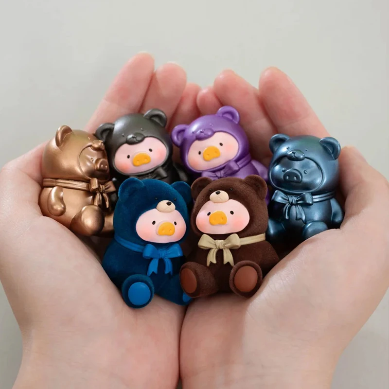 لولو بيجي تيدي حقيبة مفاجأة صغيرة Kawaii لولو بيجي عمل الشكل حقيبة غامضة لطيف تيدي أنيمي دمية صندوق أعمى اللعب الهدايا