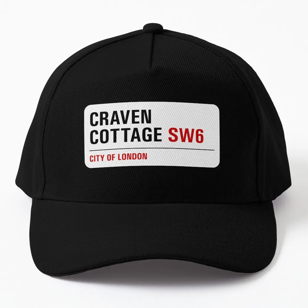 Fulham - Craven Cottage Street Sign Baseball Cap Fashion Beach Visor Uv Protection Solar Hat Luxury Woman Cap Men's