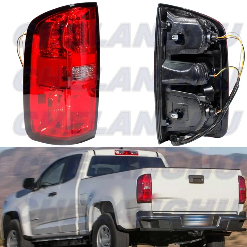 Left Side Tail Light Rear Lamp With Line+Bulbs 84169777 For Chevrolet Colorado 2015 2016 2017 2018 2019 2020 2021