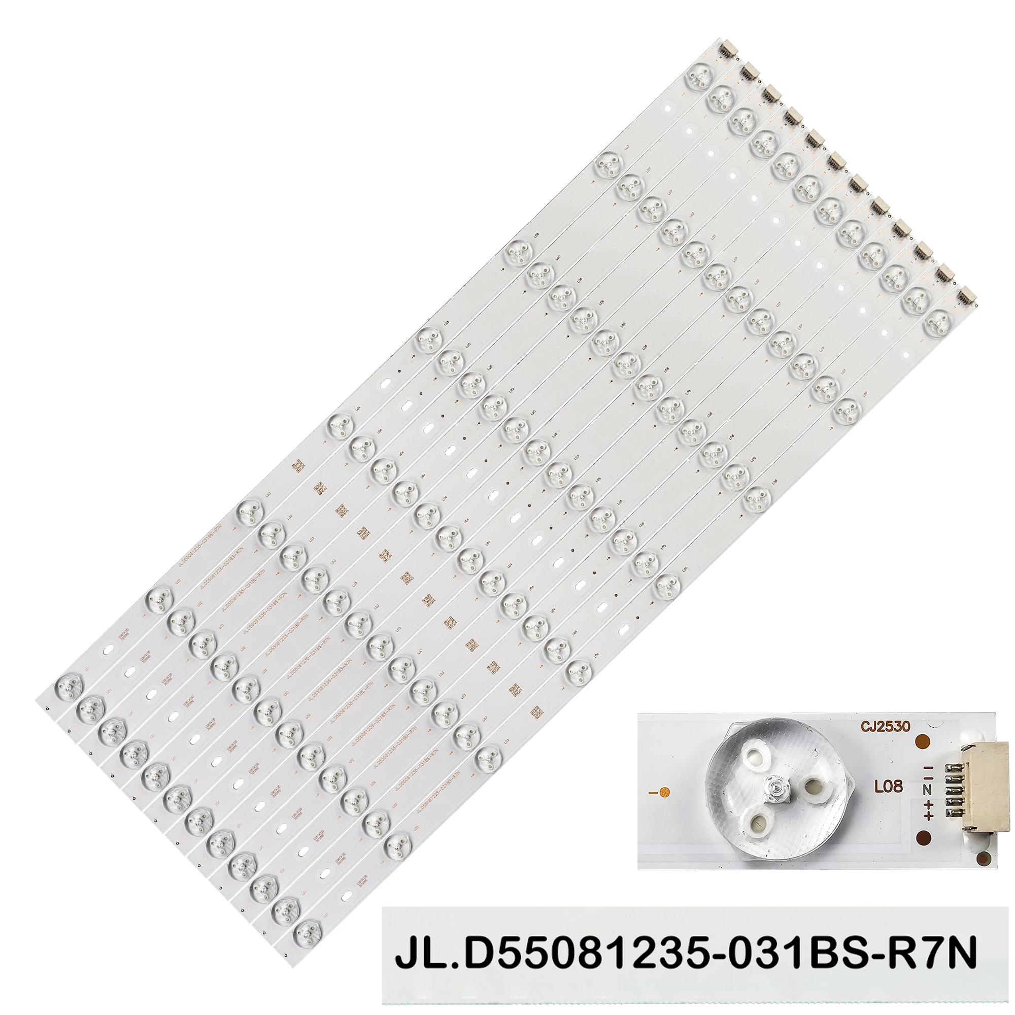 

Светодиодная лента подсветки для LED58G45RQ LED55G65RQ LED55G55R120Q LED5501 SD5500E LSC550HJI3-12V JL.D55081235-031BS-R7N