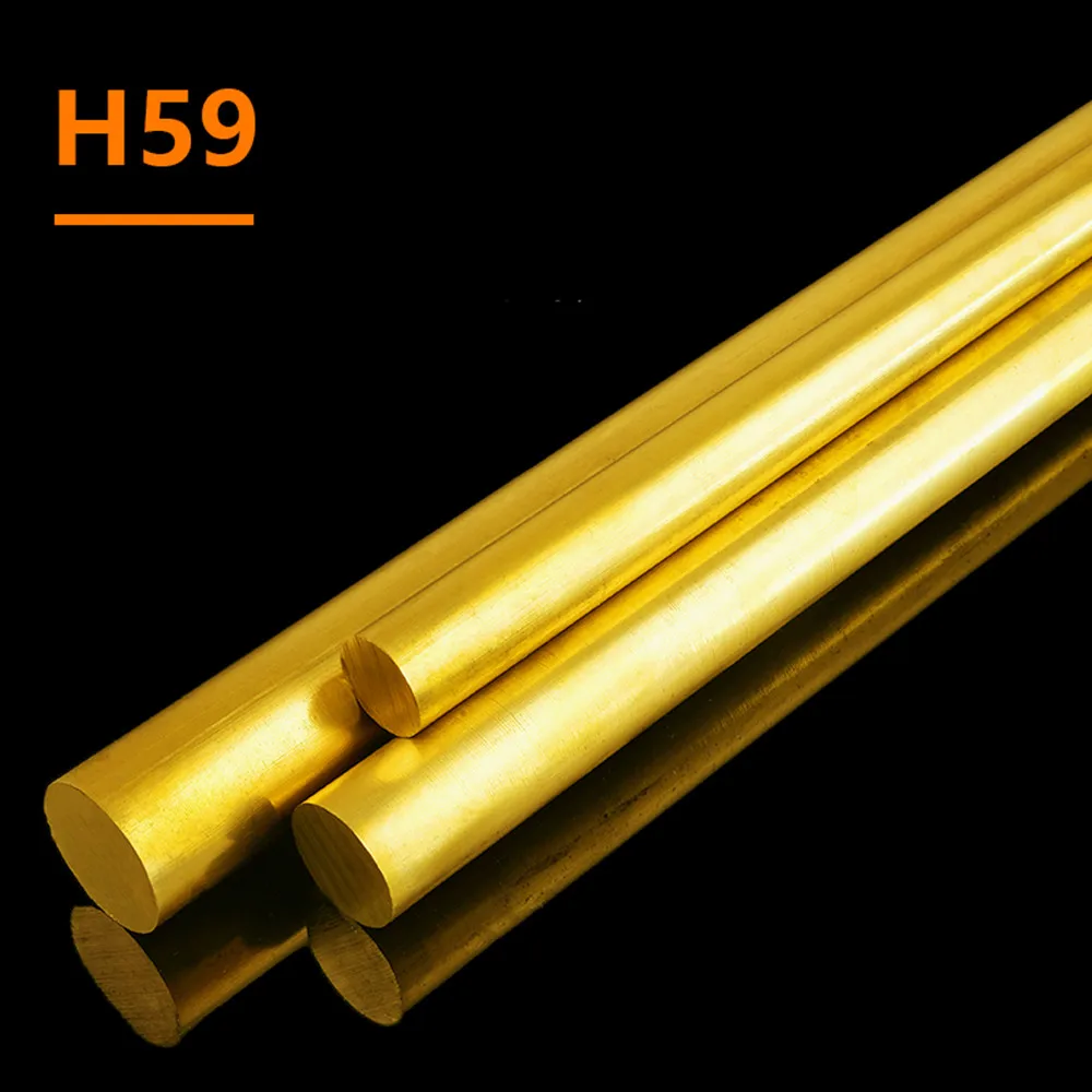 

H59 Brass Round Bar Rod Circular Tube Hardware Solid Round Rods Wires Sticks Gold Repair Rod Dia. 1-15mm