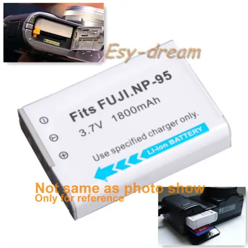 NP-95 NP95 1800mAh battery for Fujifilm FinePix F30 F31fd Real 3D W1 X-S1 X100 X100s RICOH GXR PM038