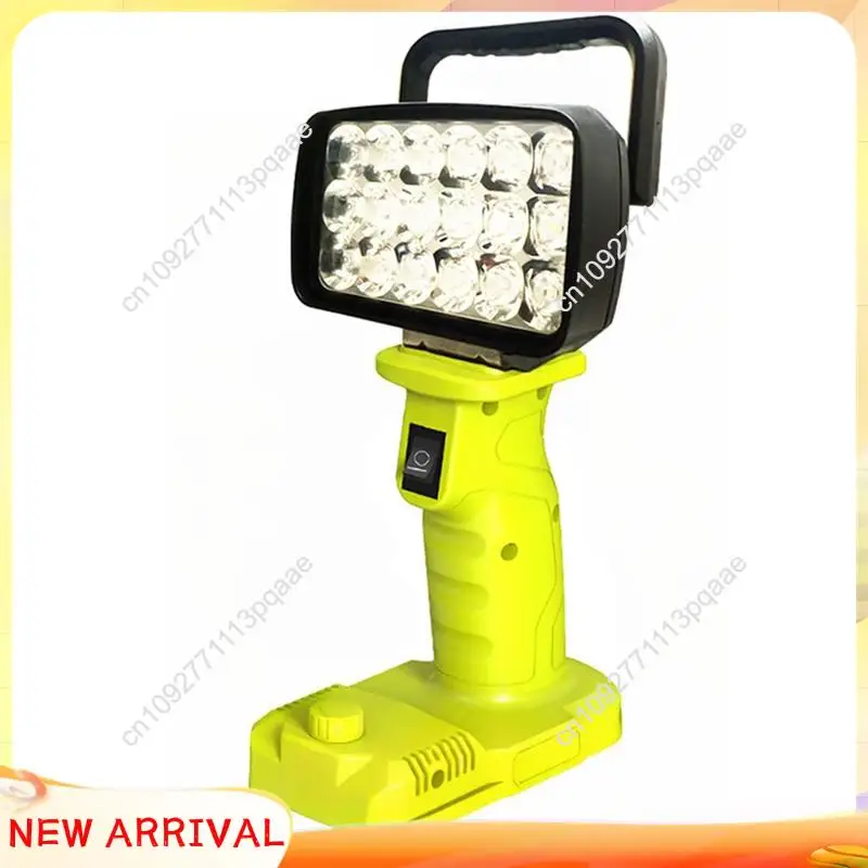 

N84R For Ryobi 18V Lithium Battery Powered 18 LED Work Light Portable Lantern Camping Lamp Torch Searchlight Flashlight Spotligh