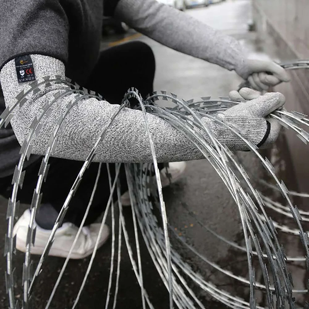 Manicotto del braccio di sicurezza guanti protettivi per il polso del braccio da lavoro protezione antitaglio bracciali protezione del braccio