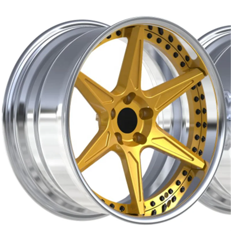 

2 Piece Forged Alloy Wheels Rims 19 Inch 5x112 Deep Dish for vw Golf 7 gti