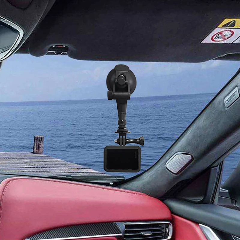 Windshield Window Suction Cup Camera Mount Support for Car Glass for Gopro Hero 11 10 9 8 7 Go Pro Action Camera Video Recording
