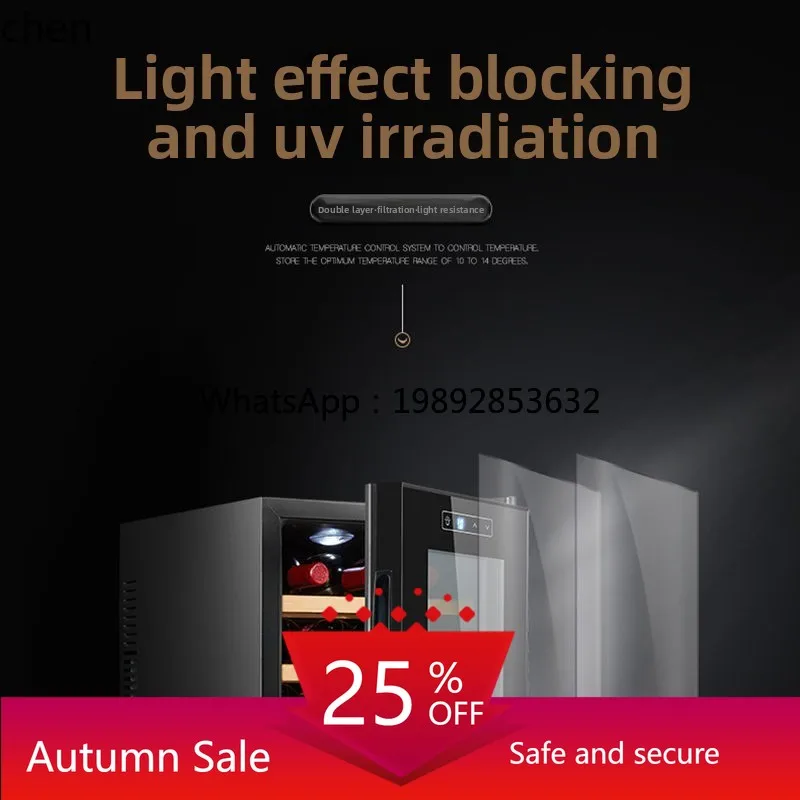 

ZZ винный мини-бытовой небольшой винный шкаф с постоянной температурой, морозильная камера для красного вина, холодильник, шкаф с постоянной температурой