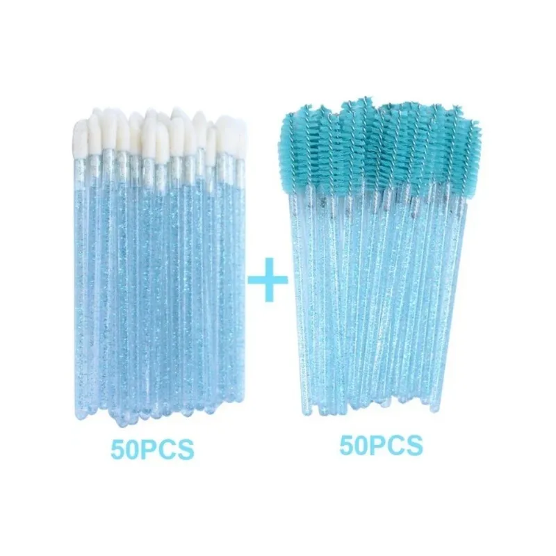 100개 속눈썹 미용 가짜 속눈썹 도구 속눈썹 광택 마스카라 완드 어플리케이터 메이크업 브러쉬 립 아이브로우용