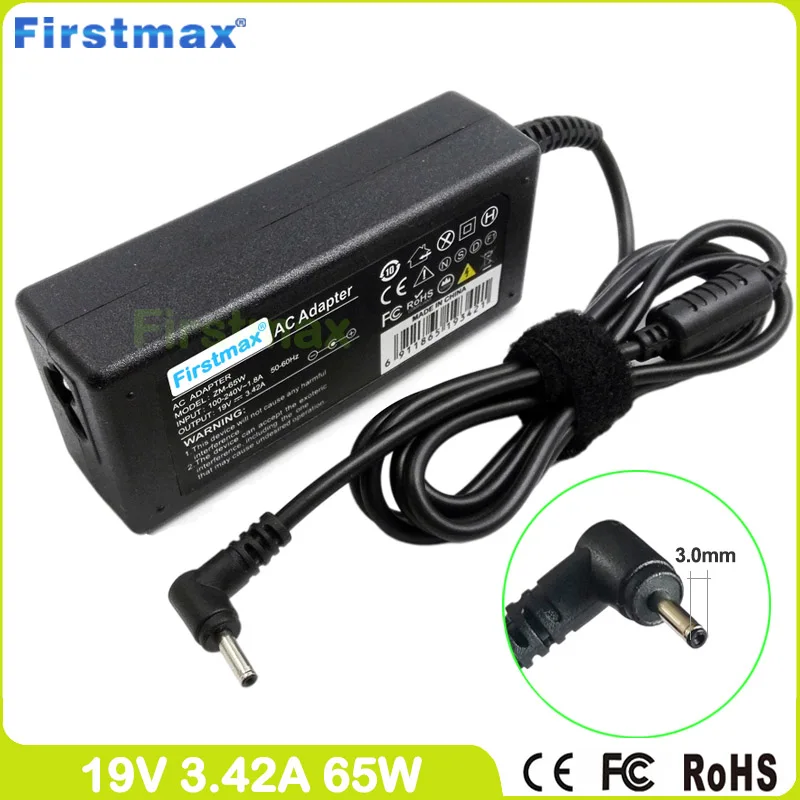 

19V 3.42A 65W AC Adapter for Acer Laptop Charger Swift 3 SF315-51G SF315-52G SF315-54G SF315-55G SF315-56G TravelMate B117