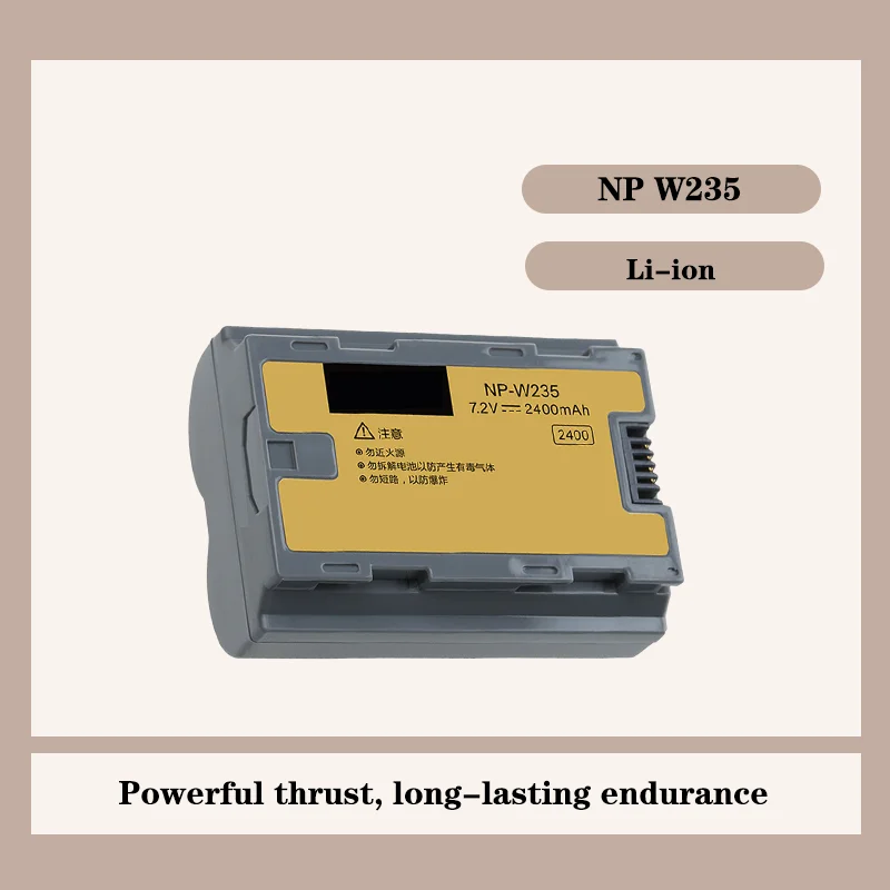 

For Fujifilm NP W235 Battery For XT5 XT4 XH2S GFX 100S High Capacity Replacement
