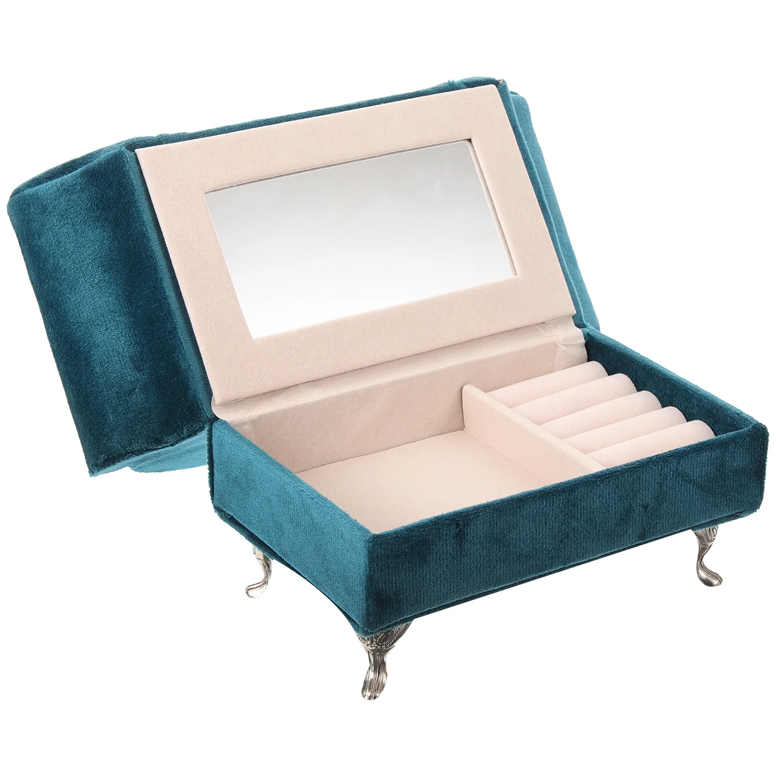 Portable Jewelry Box Sofa Necklace Earrings Organizer Small Jewelry Storage Organizer Travel Case Sofa Shaped Ornaments