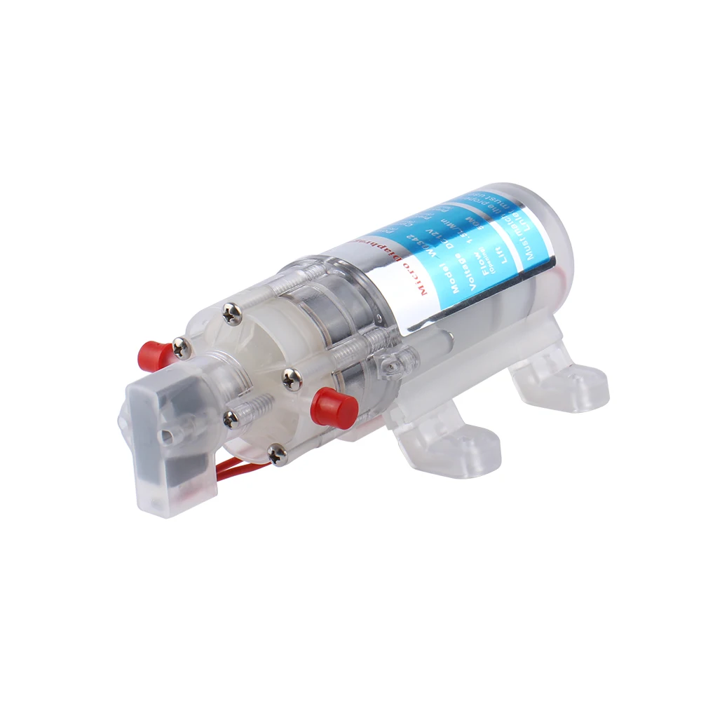 เกรดอาหารน้ำปั๊มไฟฟ้าปั๊มไดอะแฟรม12V 15W Self-Priming DC สุขาภิบาลและมั่นคง