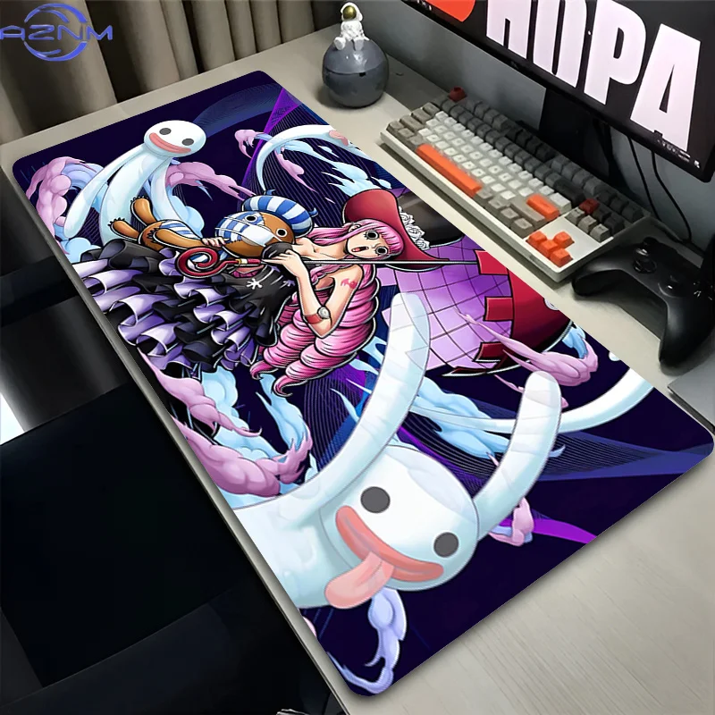 Hot Selling  Mouse Pad one piece Perona Anime Extended Gamer Desk mat Large Computer Keyboard Pad Thickened gaming mousepad