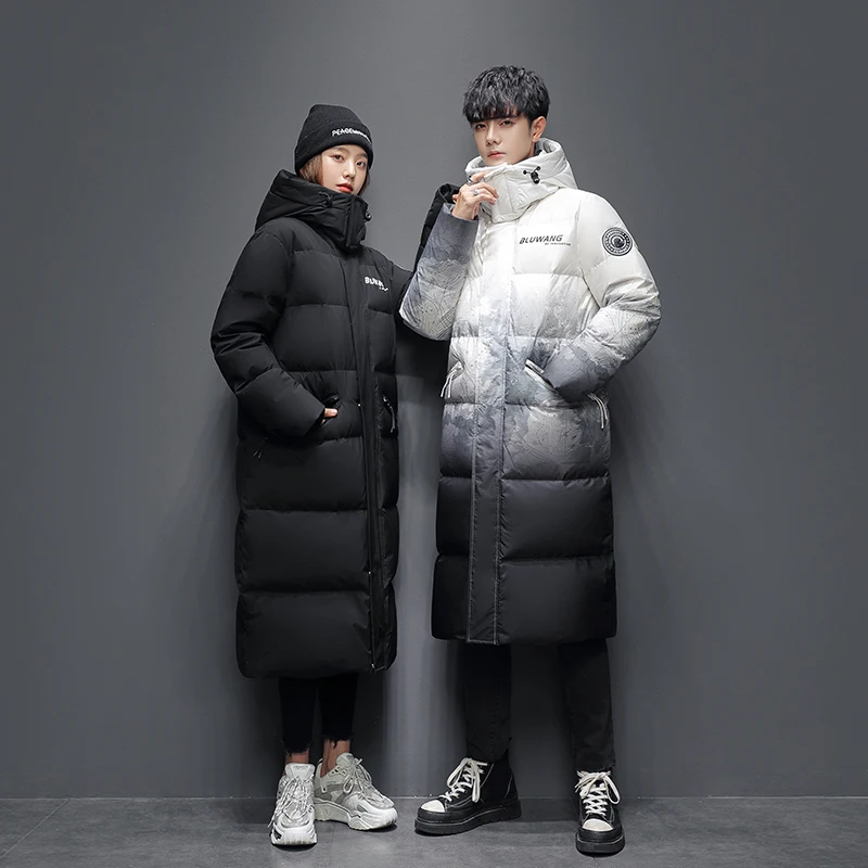 

Unisex Winter Best Seller Down Jacket - Long Knee-Length Couple Matching Trendy Warm Outdoor Casual Outerwear