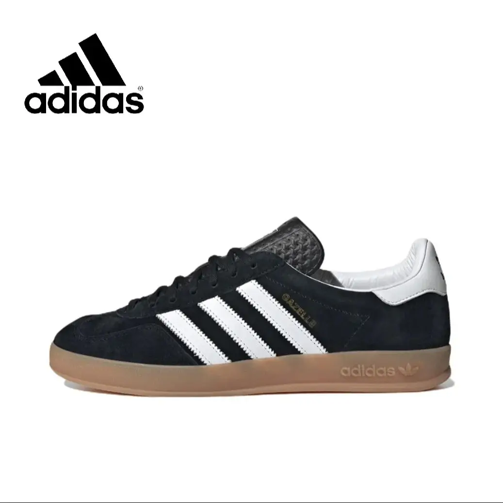 Adidas Original Men\'s and Women\'s shoes Shamrock GAZELLE INDOOR LOW Casual Shoes Fashionable and Breathable Shoes