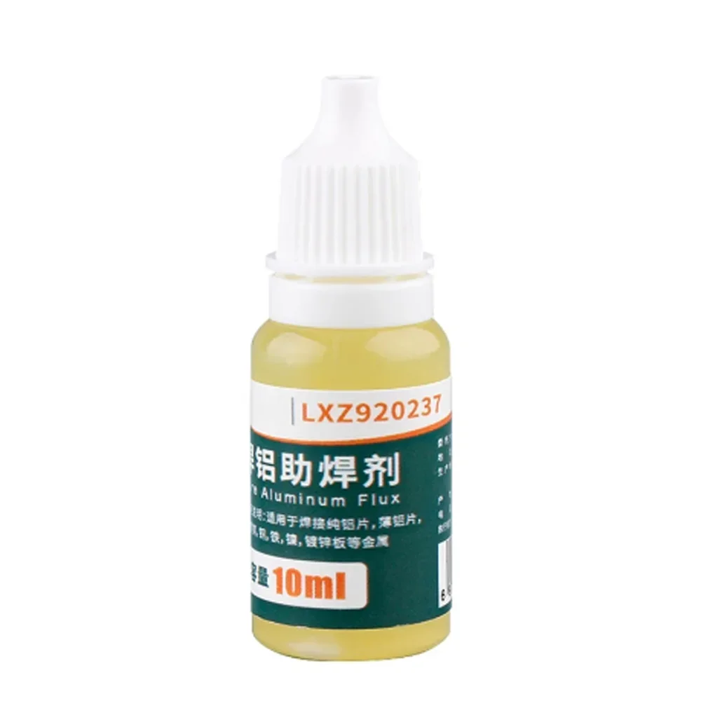 10ml/Bottle No-clean Liquid Flux Safe Welding Soldering Tool Advanced Quick Welding Oil for Pure Aluminum/Stainless Steel/Copper