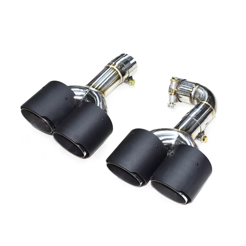 BMW의 새로운 X3X4 수정 및 업그레이드된 썬더 버전 4구 스포츠 카본 파이버 스콜피오 테일 스로트 테일 노즐에 적합합니다.