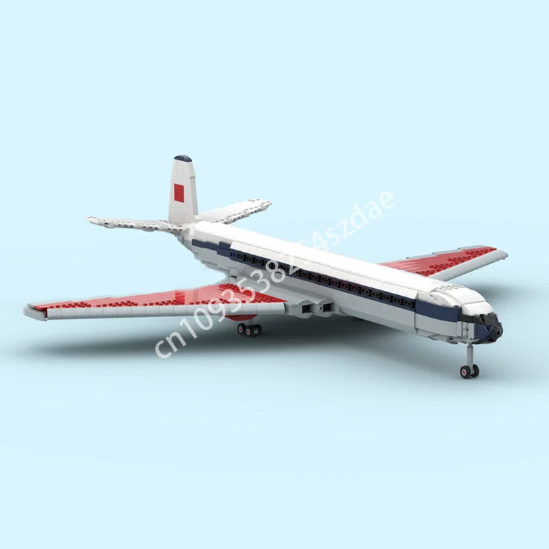 

2248 шт. MOC De Havilland Comet, строительные блоки, рождественская игрушка, подарок, креативная образовательная детская модель, конструкция пластика